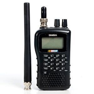 Uniden BC72XLT NASCAR Handheld Scanner w/ Regular & Stubby Antenna - WORKS